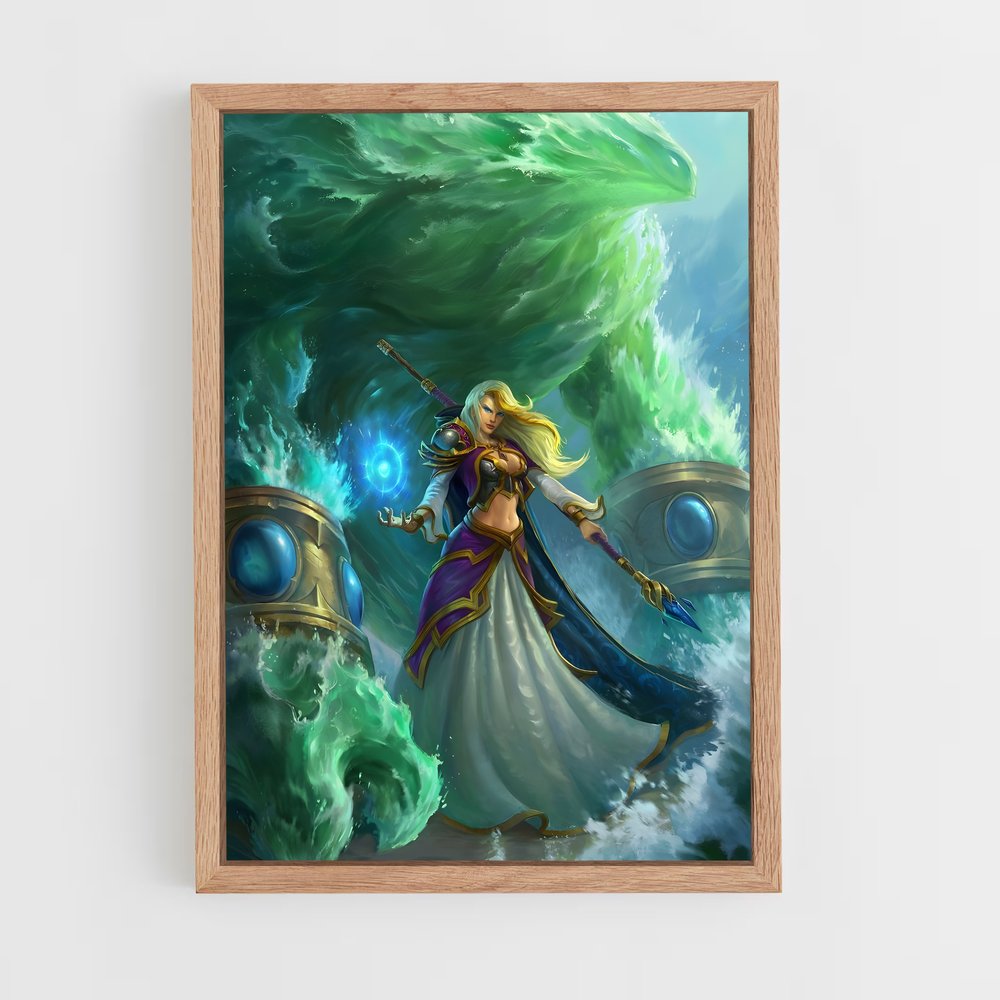 Poster L'Oracle Émeraude – affiche World of Warcraft (vue 4)